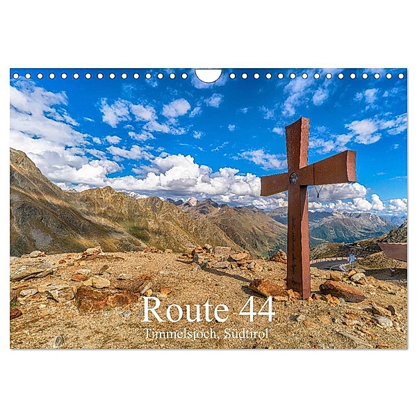 Route 44. Timmelsjoch, Südtirol (Wandkalender 2024 DIN A4 quer), CALVENDO Monatskalender, studio-fifty-five, Ulrich Männel