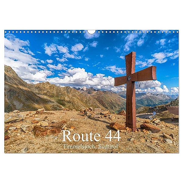 Route 44. Timmelsjoch, Südtirol (Wandkalender 2024 DIN A3 quer), CALVENDO Monatskalender, studio-fifty-five, Ulrich Männel