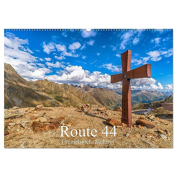 Route 44. Timmelsjoch, Südtirol (Wandkalender 2024 DIN A2 quer), CALVENDO Monatskalender, studio-fifty-five, Ulrich Männel