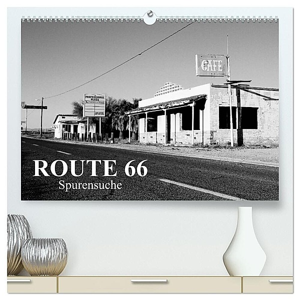 Route 66 (hochwertiger Premium Wandkalender 2024 DIN A2 quer), Kunstdruck in Hochglanz, Ellen und Udo Klinkel
