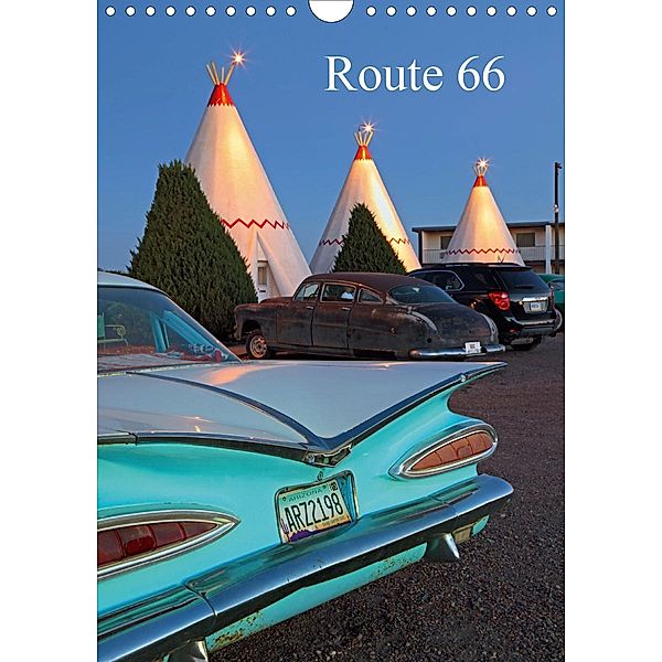 Route 66 (Wandkalender 2021 DIN A4 hoch), Rainer Grosskopf
