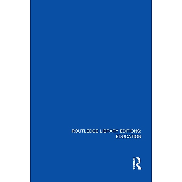Routledge Library Editions: Education Mini-Set M Special Education and Inclusion, Authors Various