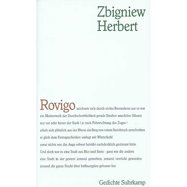 Rovigo, Zbigniew Herbert