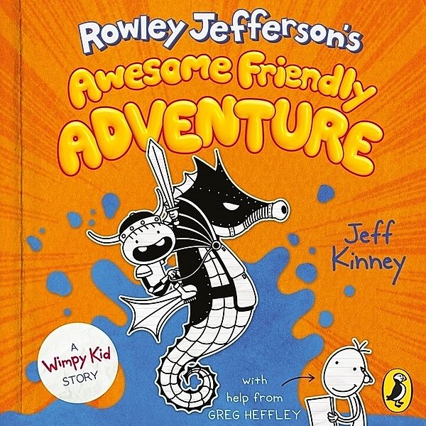 Rowley Jefferson's Awesome Friendly Adventure,2 Audio-CD, Jeff Kinney