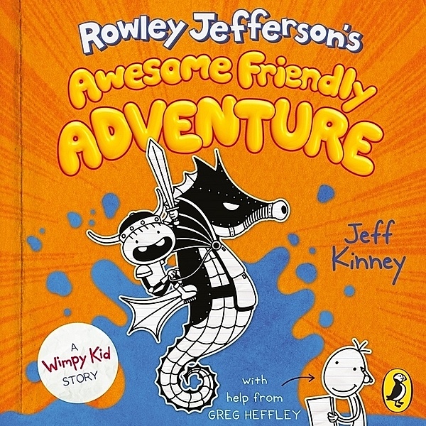 Rowley Jefferson's Journal - Rowley Jefferson's Awesome Friendly Adventure,2 Audio-CD, Jeff Kinney