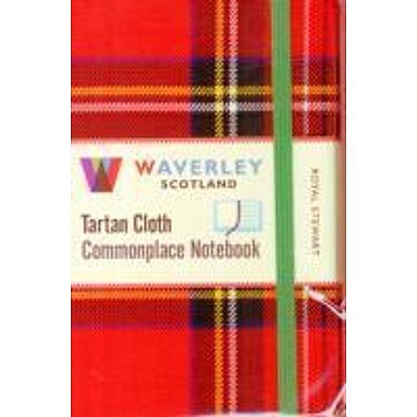 Royal Stewart: Waverley Genuine Tartan Cloth Commonplace Notebook (9cm x 14cm)