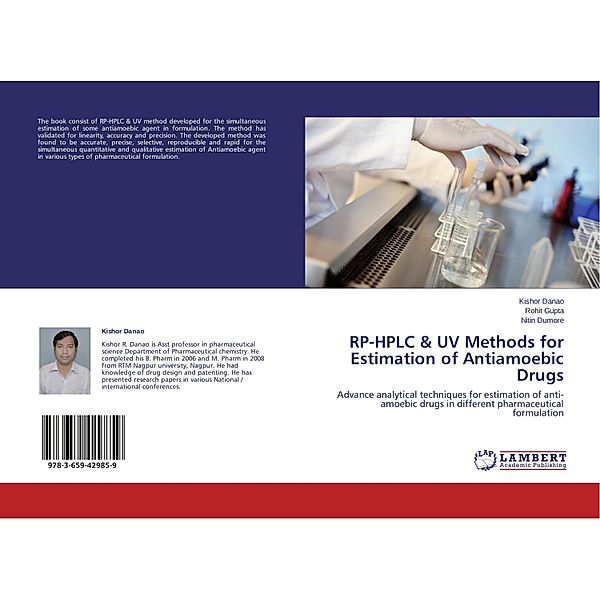 RP-HPLC & UV Methods for Estimation of Antiamoebic Drugs, Kishor Danao, Rohit Gupta, Nitin Dumore