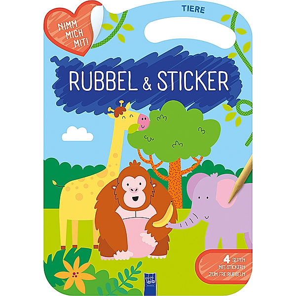 Rubbel & Sticker - Tiere