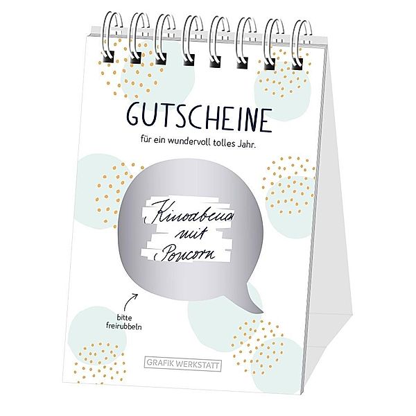 Rubbel-Tischkalender Gutscheine