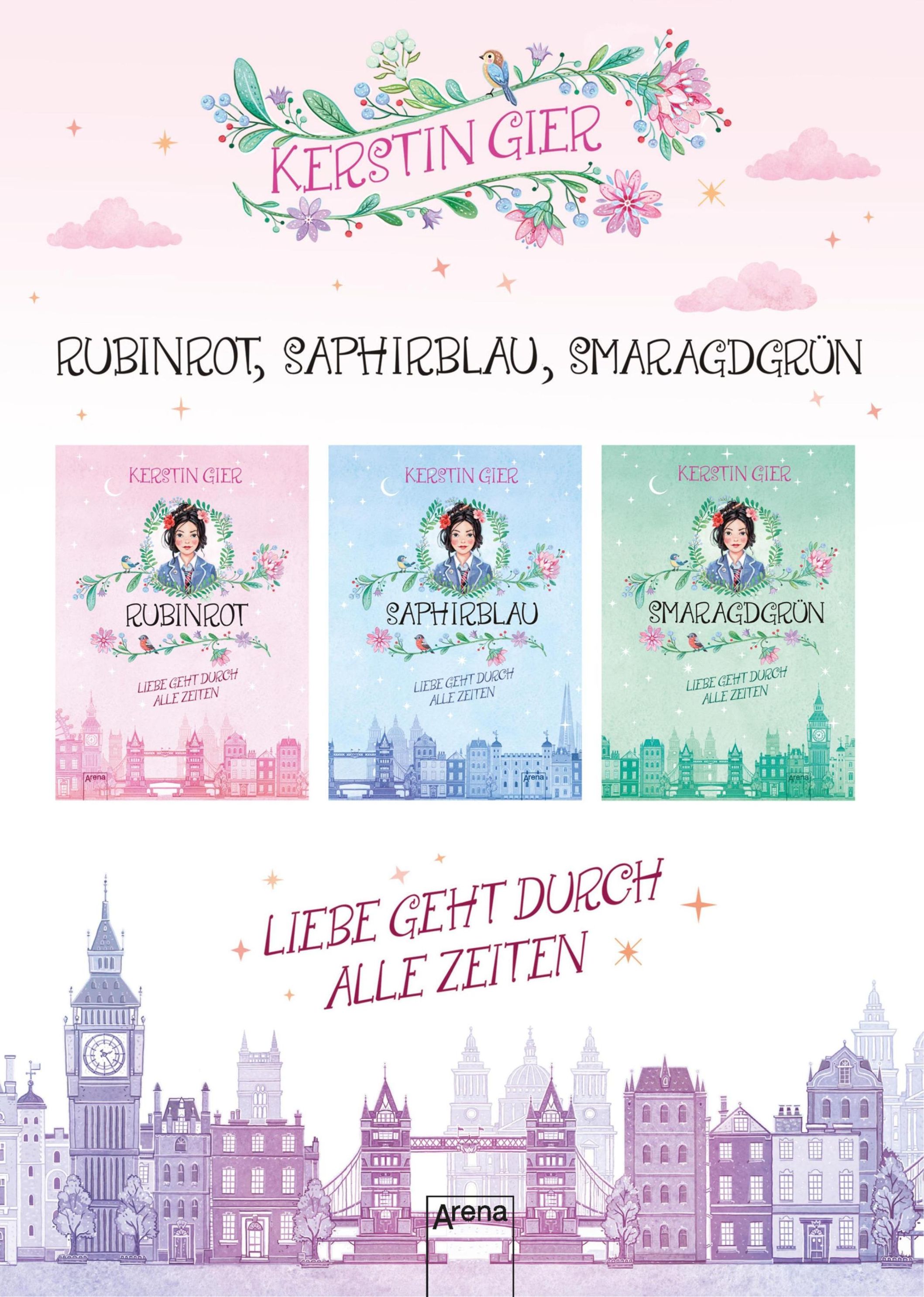 Rubinrot - Saphirblau - Smaragdgrün Liebe geht durch alle Zeiten. Die  Edelstein-Trilogie Bd.1-3 eBook v. Kerstin Gier | Weltbild