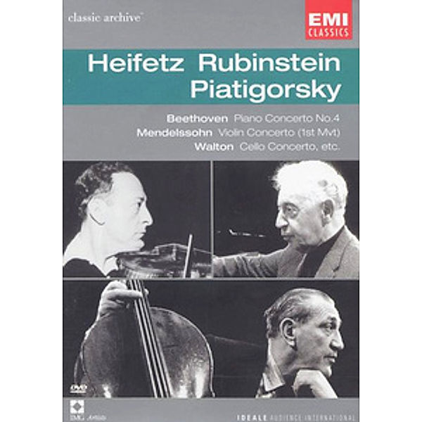 Rubinstein, Heifetz & Piatigorski - Klavierkonzerte/Cellokon, Rubinstein, Piatigorski, Heifetz