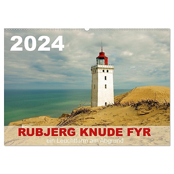 Rubjerg Knude Fyr (Wandkalender 2024 DIN A2 quer), CALVENDO Monatskalender, Werner Prescher