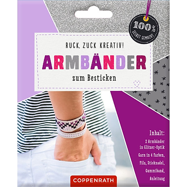 Ruck, zuck kreativ! Armbänder zum Besticken