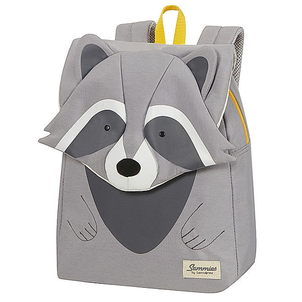 Samsonite Rucksack HAPPY SAMMIES ECO Splus – RACOON REMY (26x32x15) in grau