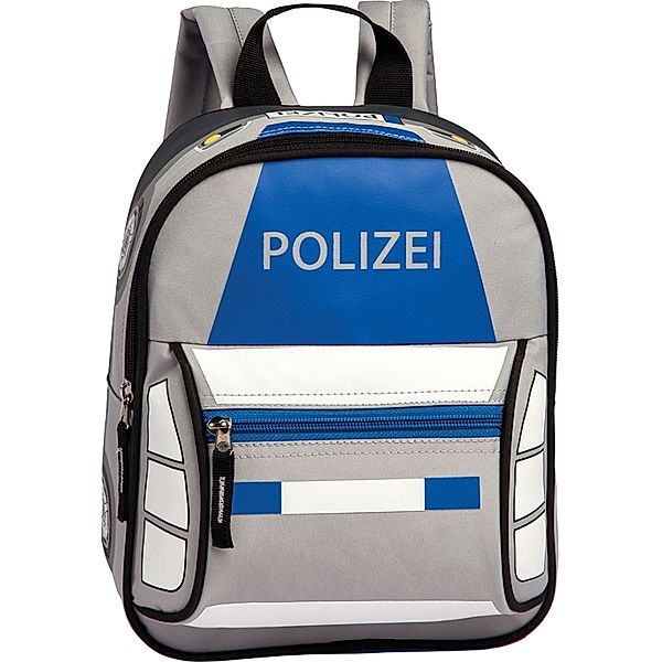 Rucksack Polizei hellgrau aus Polyester