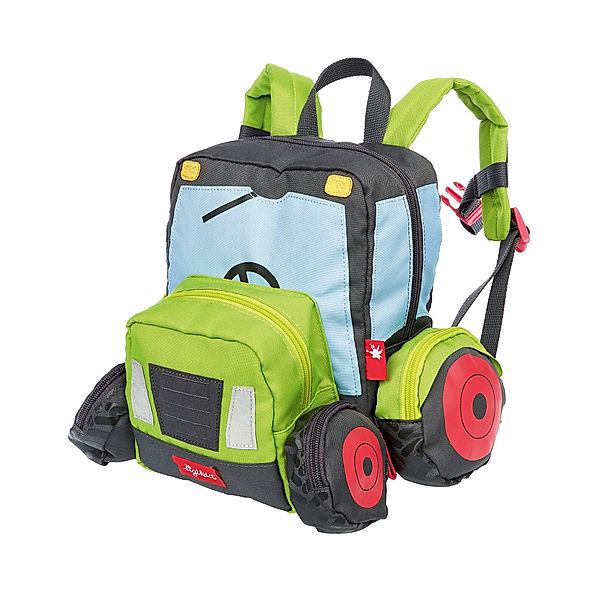 Sigikid Rucksack TRAKTOR (25x28x18) in bunt