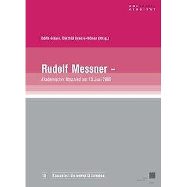 Rudolf Messner - akademischer Abschied am 10. Juni 2009