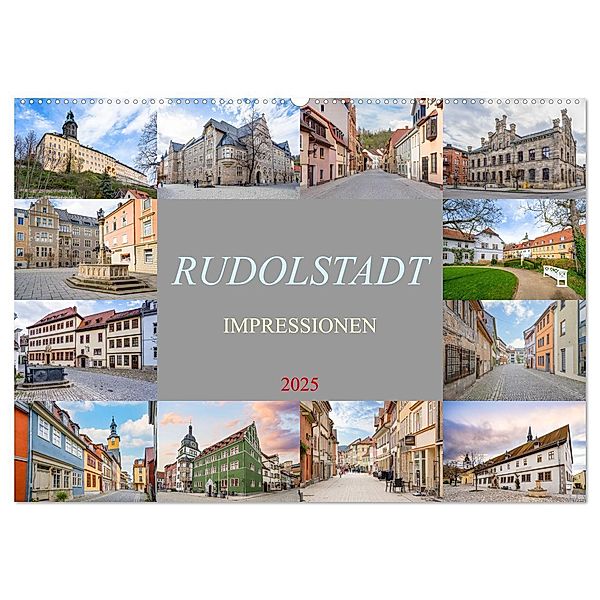 Rudolstadt Impressionen (Wandkalender 2025 DIN A2 quer), CALVENDO Monatskalender, Calvendo, Dirk Meutzner