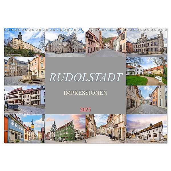 Rudolstadt Impressionen (Wandkalender 2025 DIN A3 quer), CALVENDO Monatskalender, Calvendo, Dirk Meutzner