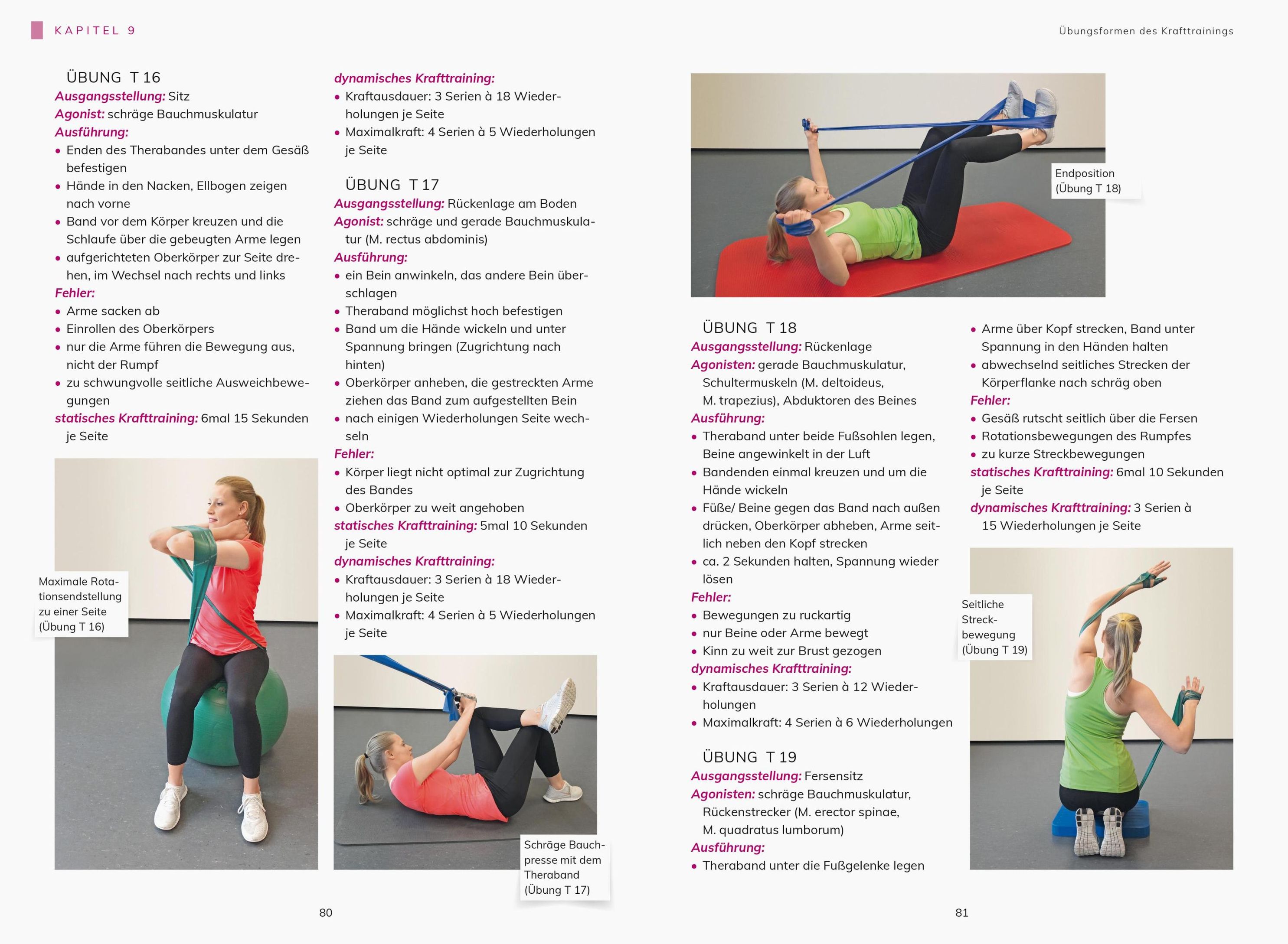 Rückentraining mit Theraband und Pezziball. Übungen für einen gesunden  Rücken | Weltbild.ch