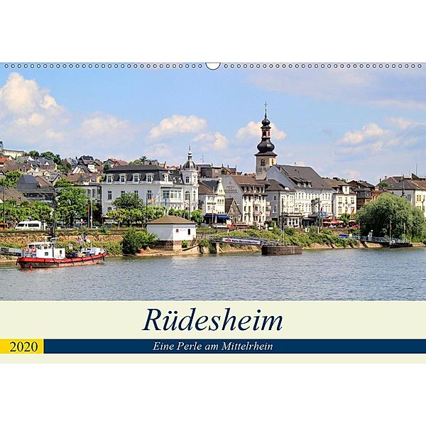 Rüdesheim - Eine Perle am Mittelrhein (Wandkalender 2020 DIN A2 quer), Arno Klatt