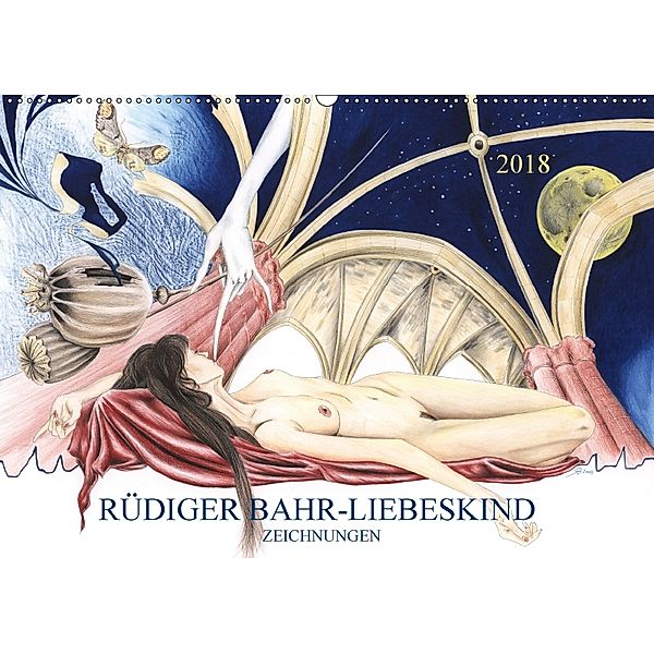 RÜDIGER BAHR-LIEBESKIND ZEICHNUNGEN (Wandkalender 2018 DIN A2 quer), Rüdiger Bahr-Liebeskind