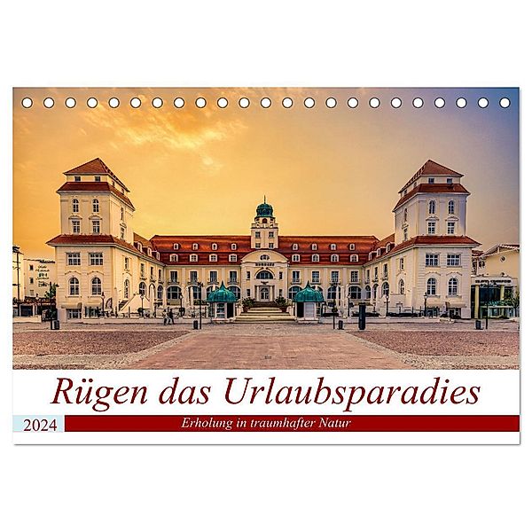 Rügen das Urlaubsparadies (Tischkalender 2024 DIN A5 quer), CALVENDO Monatskalender, Solveig Rogalski