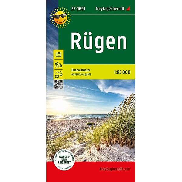 Rügen, Erlebnisführer 1:85.000, freytag & berndt