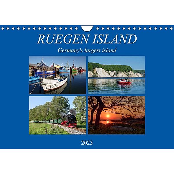 Ruegen Island (Wall Calendar 2023 DIN A4 Landscape), Werner Prescher