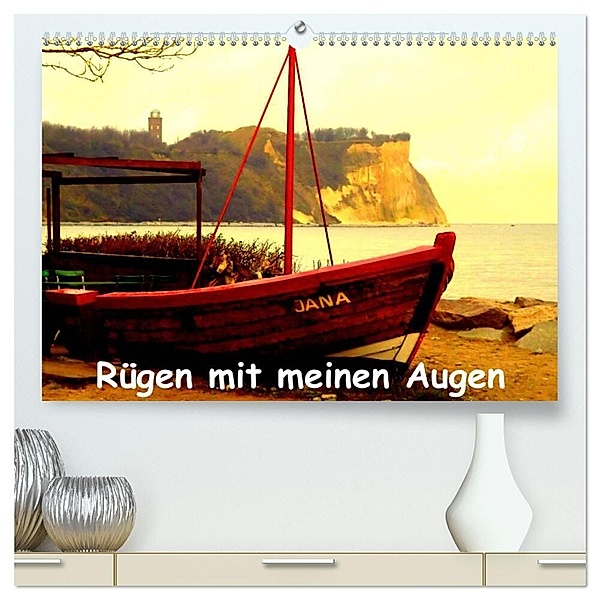Rügen mit meinen Augen (hochwertiger Premium Wandkalender 2024 DIN A2 quer), Kunstdruck in Hochglanz, Sabine Funke