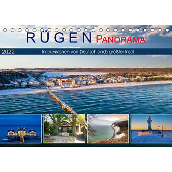 Rügen Panorama (Tischkalender 2022 DIN A5 quer), Tilo Grellmann