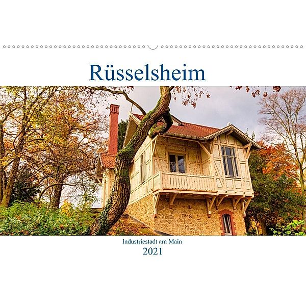 Rüsselsheim Industriestadt am Main (Wandkalender 2021 DIN A2 quer), thomas meinert