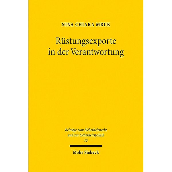 Rüstungsexporte in der Verantwortung, Nina Chiara Mruk