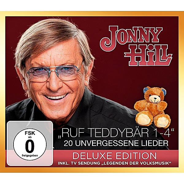 Ruf Teddybär 1-4 - 20 unvergessene Lieder (Deluxe Edition, CD+DVD), Jonny Hill