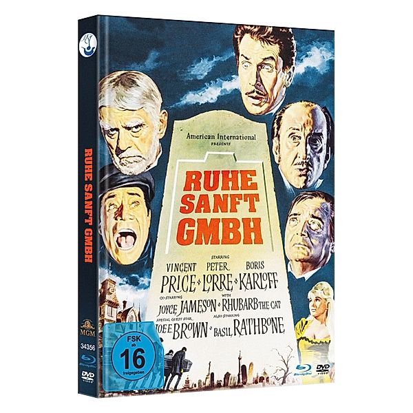 Ruhe Sanft GmbH Limited Mediabook Edition Uncut, Vincent Price, Peter Lorre, Boris Karloff