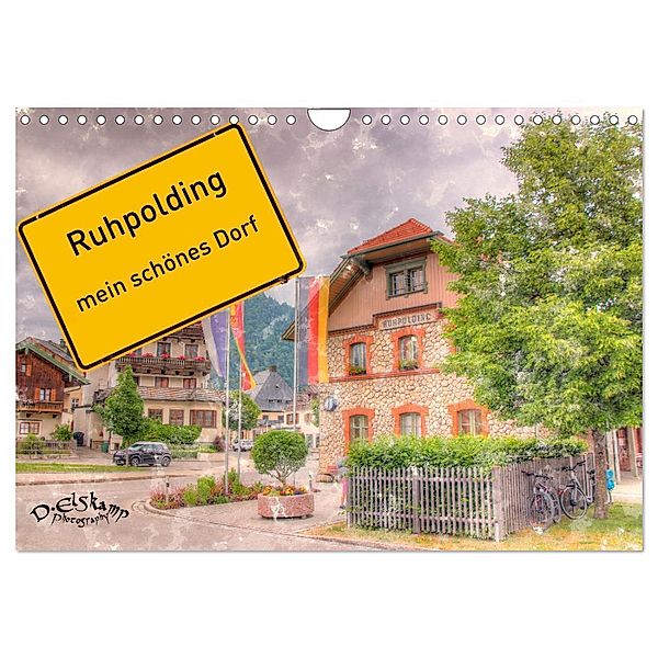 Ruhpolding mein schönes Dorf (Wandkalender 2024 DIN A4 quer), CALVENDO Monatskalender, Danny Elskamp - D.Elskamp Photography