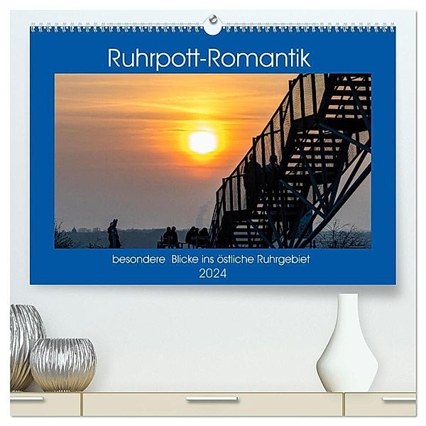 Ruhrpott-Romantik (hochwertiger Premium Wandkalender 2024 DIN A2 quer), Kunstdruck in Hochglanz, Norbert Stojke