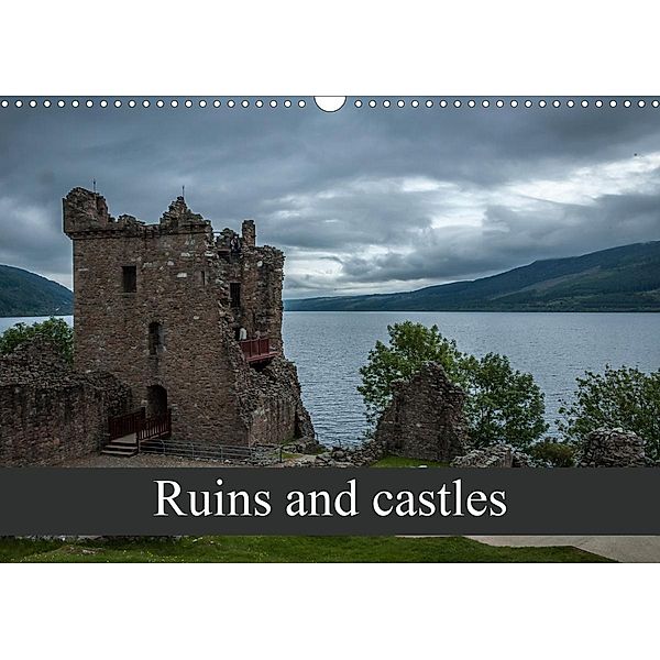 Ruins and castles (Wall Calendar 2021 DIN A3 Landscape), Alain Gaymard