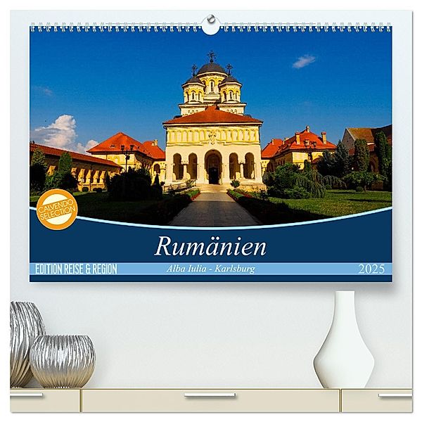 Rumänien, Alba Iulia - Karlsburg (hochwertiger Premium Wandkalender 2025 DIN A2 quer), Kunstdruck in Hochglanz, Calvendo, Anneli Hegerfeld-Reckert