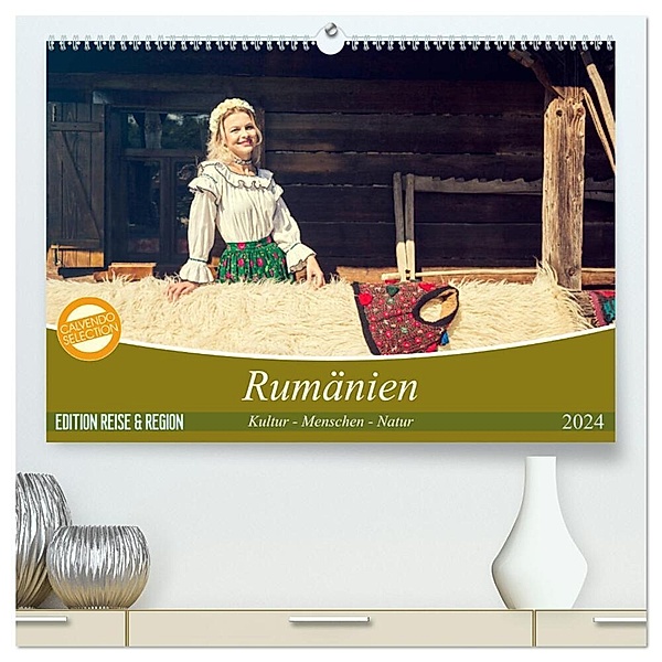 Rumänien Kultur - Menschen - Natur (hochwertiger Premium Wandkalender 2024 DIN A2 quer), Kunstdruck in Hochglanz, Ruth und Jürgen Haberhauer