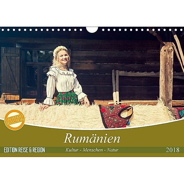 Rumänien Kultur - Menschen - Natur (Wandkalender 2018 DIN A4 quer) Dieser erfolgreiche Kalender wurde dieses Jahr mit gl, Ruth Haberhauer