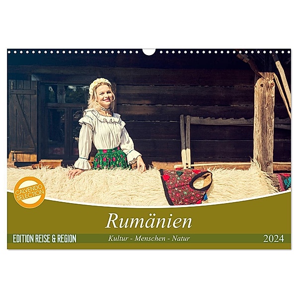 Rumänien Kultur - Menschen - Natur (Wandkalender 2024 DIN A3 quer), CALVENDO Monatskalender, Ruth und Jürgen Haberhauer