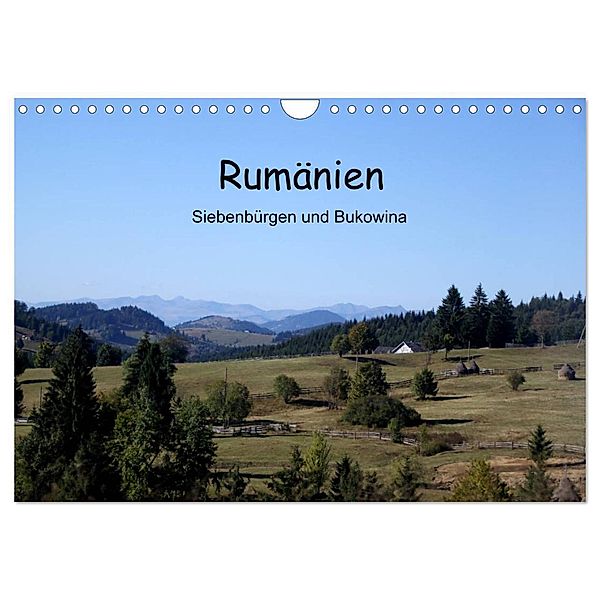 Rumänien - Siebenbürgen und Bukowina (Wandkalender 2024 DIN A4 quer), CALVENDO Monatskalender, Ute Löffler