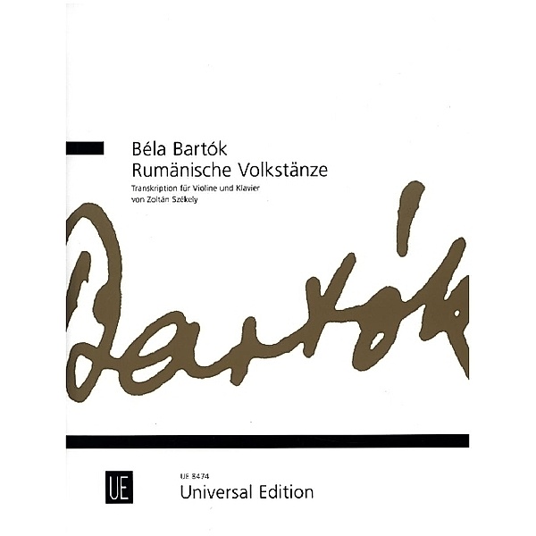 Rumänische Volkstänze, Béla Bartók