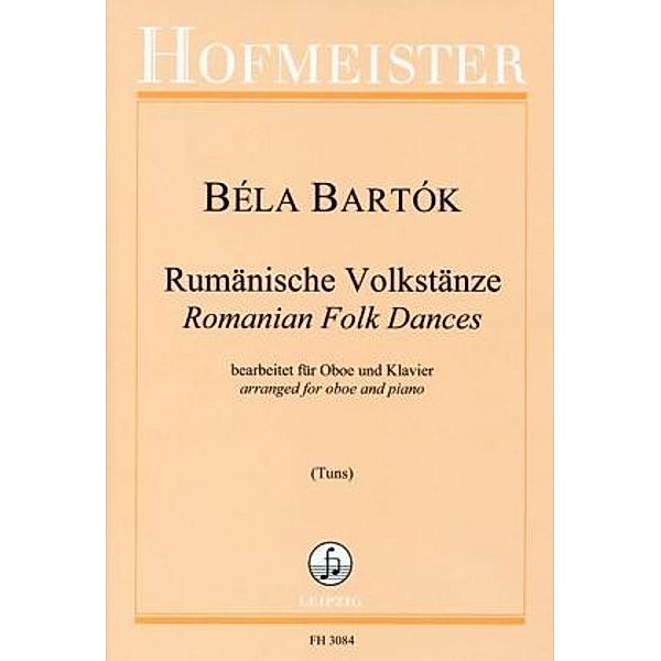 Rumänische Volkstänze, für Oboe, Klavier, Béla Bartók