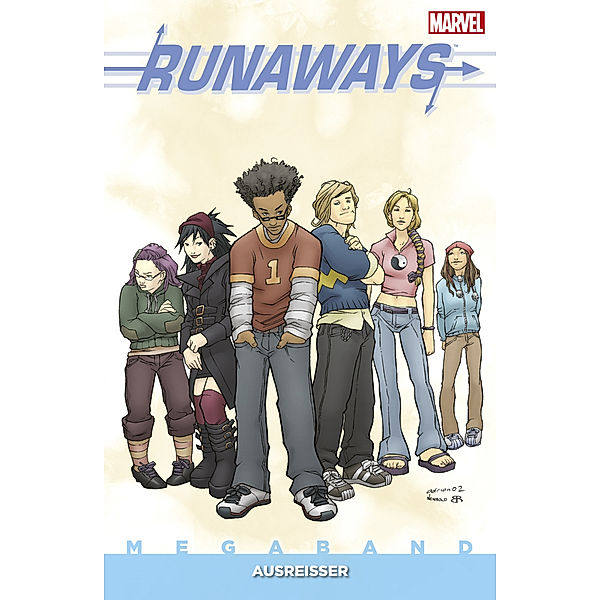 Runaways Megaband, Brian K. Vaughan, Adrian Alphona, Takeshi Miyazawa