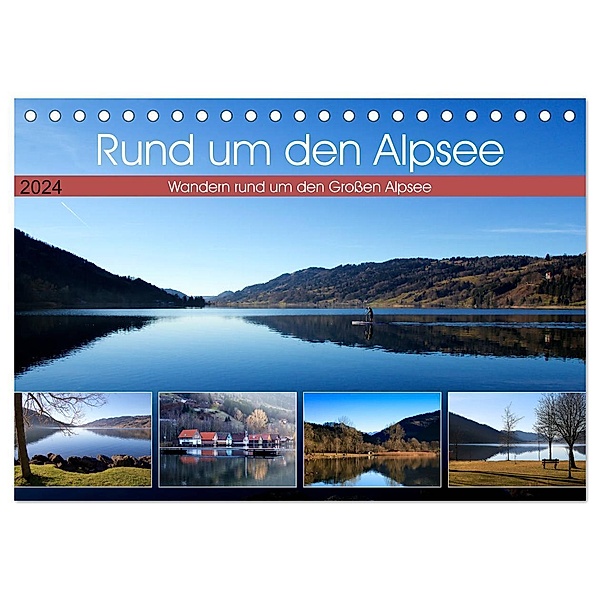 Rund um den Alpsee (Tischkalender 2024 DIN A5 quer), CALVENDO Monatskalender, Card-Photo