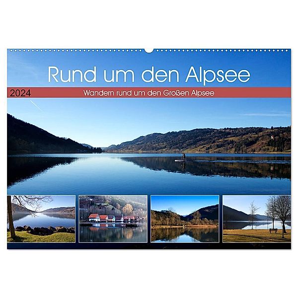 Rund um den Alpsee (Wandkalender 2024 DIN A2 quer), CALVENDO Monatskalender, Card-Photo