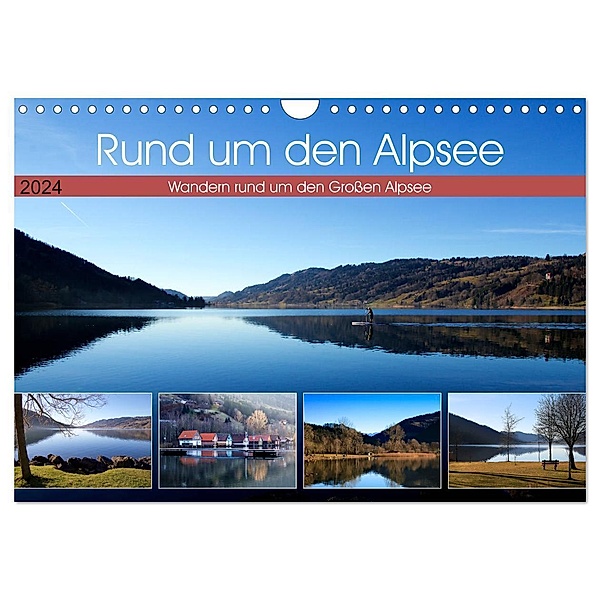 Rund um den Alpsee (Wandkalender 2024 DIN A4 quer), CALVENDO Monatskalender, Card-Photo