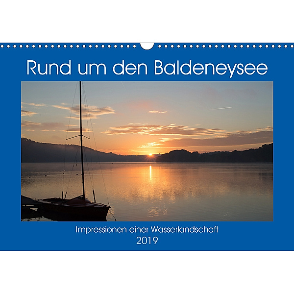 Rund um den Baldeneysee (Wandkalender 2019 DIN A3 quer), Rolf Hitzbleck